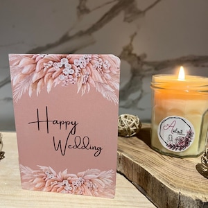 Carte félicitation mariage