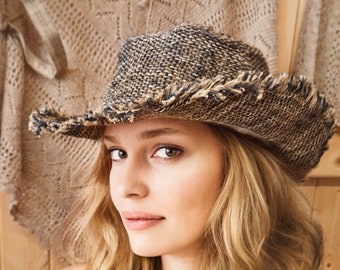 Fashionable Hemp Sun Hat for Women - Protect yourself from the sun's harmful rays with this eco-friendly hemp sun hat for women.