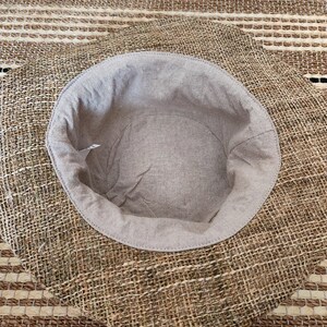 Handwoven Hemp Sun Hat: Ethical Summer Beach Protection image 8