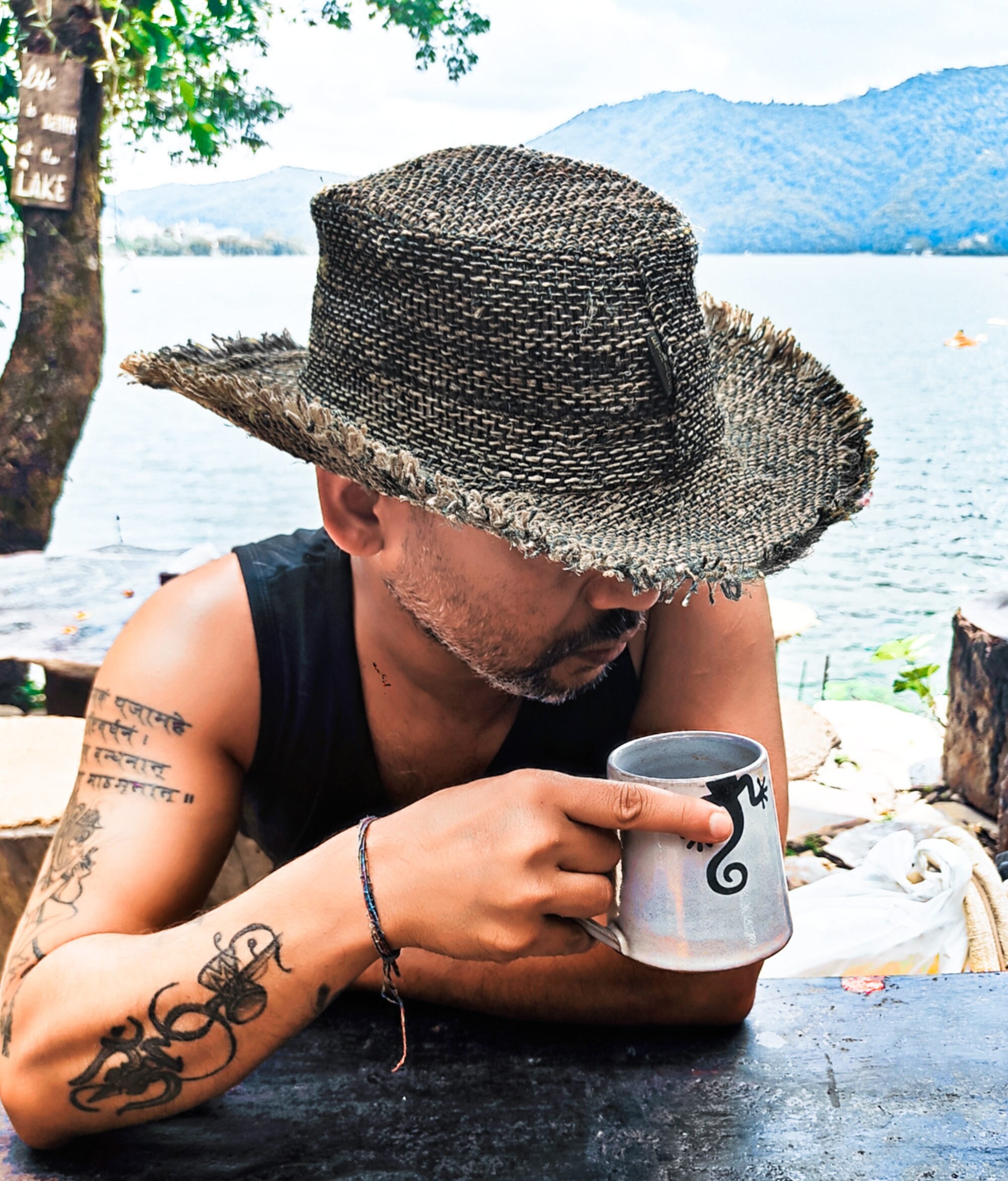 Handmade Straw Hat Men Etsy