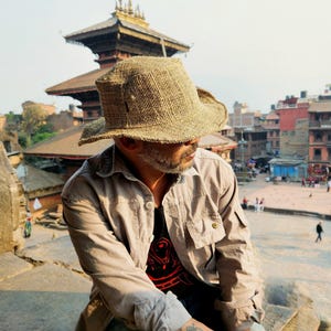 Handwoven Hemp Sun Hat: Ethical Summer Beach Protection image 3