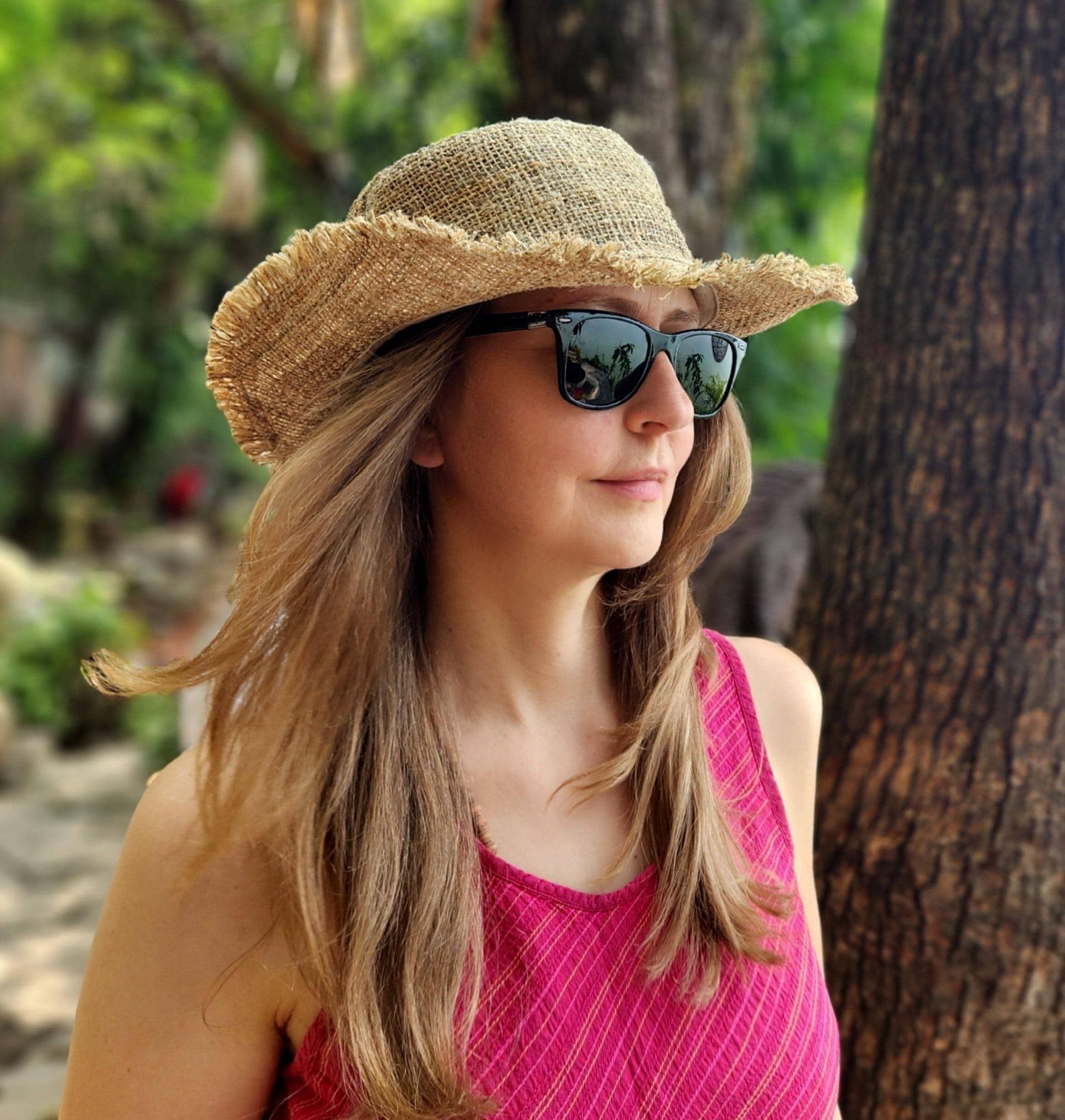 Favuit Cappello Boonie, Pieghevole Cappello da Pescatore Uomo Donna Cappello per Protezione Solare a Tesa Larga per Esterni Safari Cappello da Sole per Pesca Campeggio Giardinaggio Trekking