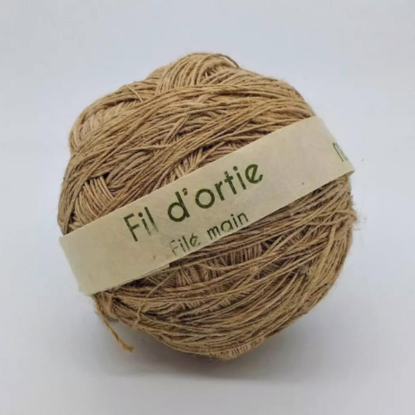 Organic Nettle Yarn: Hand-Harvested Fiber for Crochet and Knitting Projects