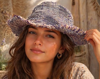Handmade Hemp Sun Hat: Wide Brim Eco-Friendly UV Protection