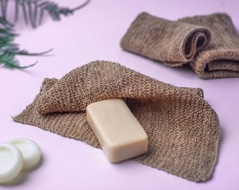 Nettle Exfoliating Washcloth: Naturlig kropps- och ansiktsskrubb utan avfall