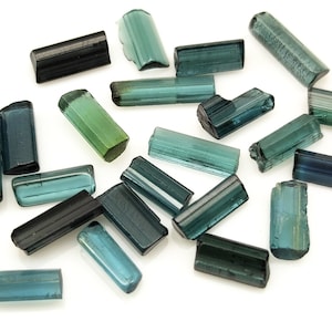 Natural Blue tourmaline, TourmalineTube,Tourmaline Pencil, Tourmaline Rough,Raw Tourmaline Stick,Length= 3mmto10mm,wide/width=2mmto3.50mm