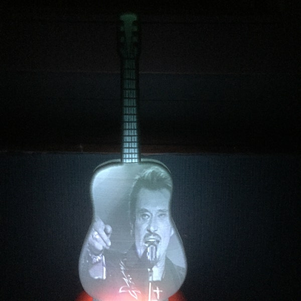 lampe lithophanie johnny hallyday