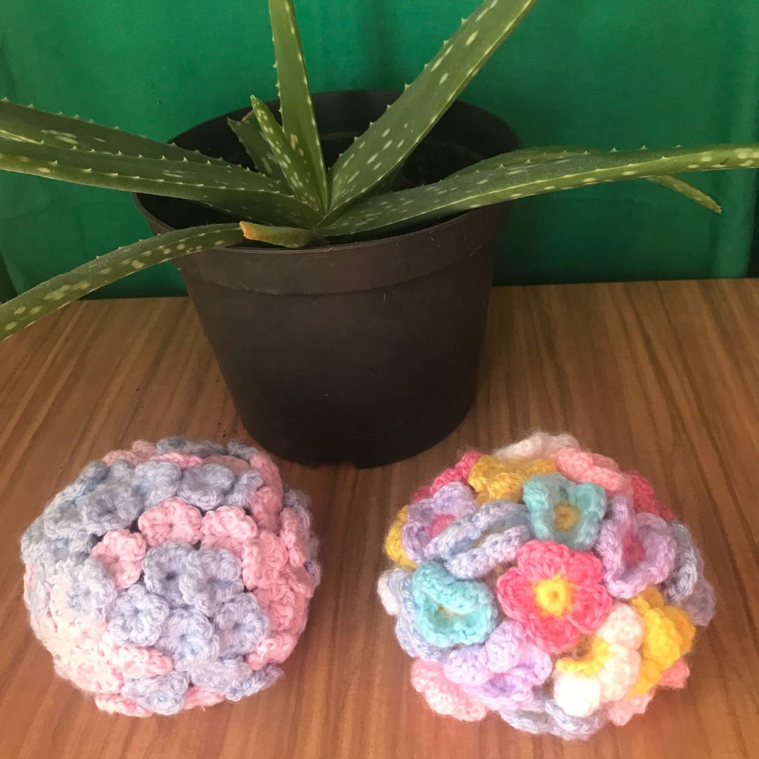 Spring Flower Ball Shape Spring Flower Ball, Crochet Easy Pattern Pdf Download With Photos. - Etsy