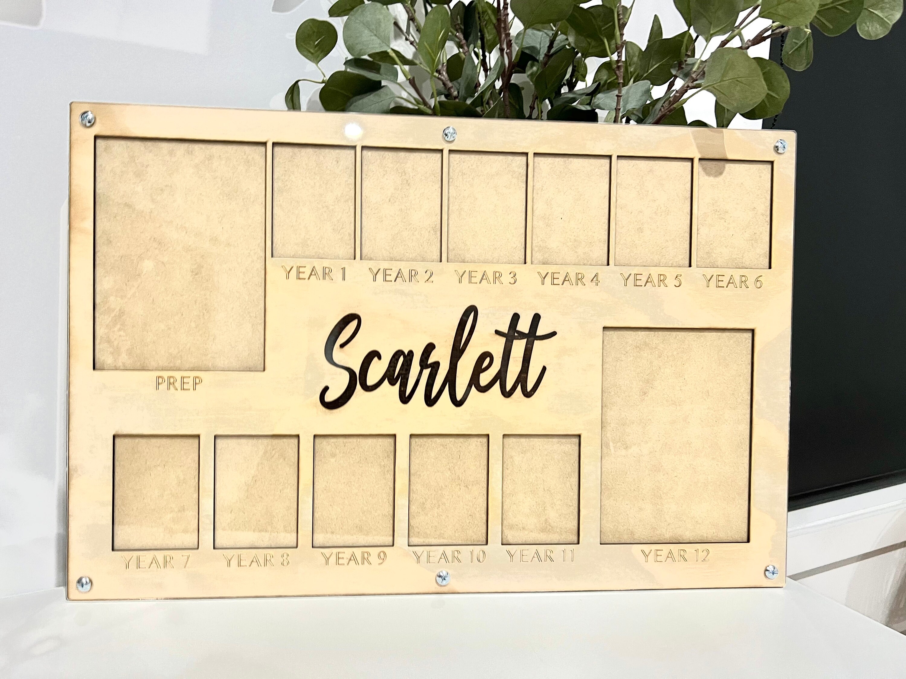 School Years Photo Frames Capturing Your Childs Growth Over Etsy Australia