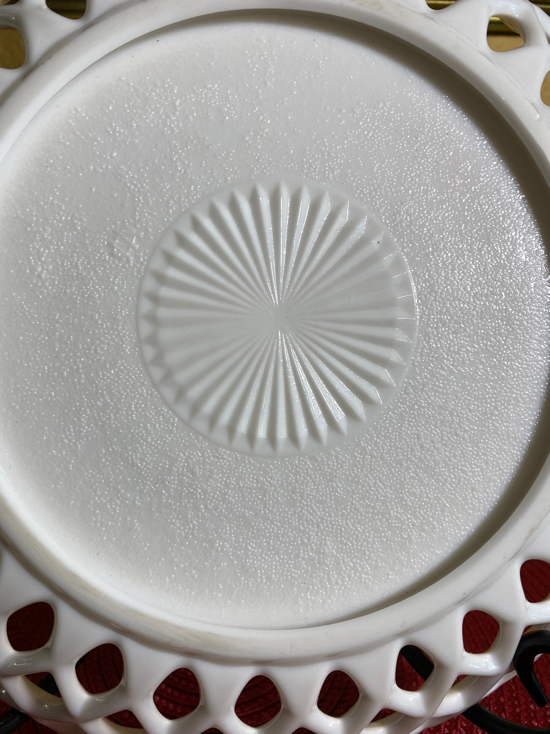 White Serving Bowl Plate Dish Porcelien Plate Vintage Accents Etsy