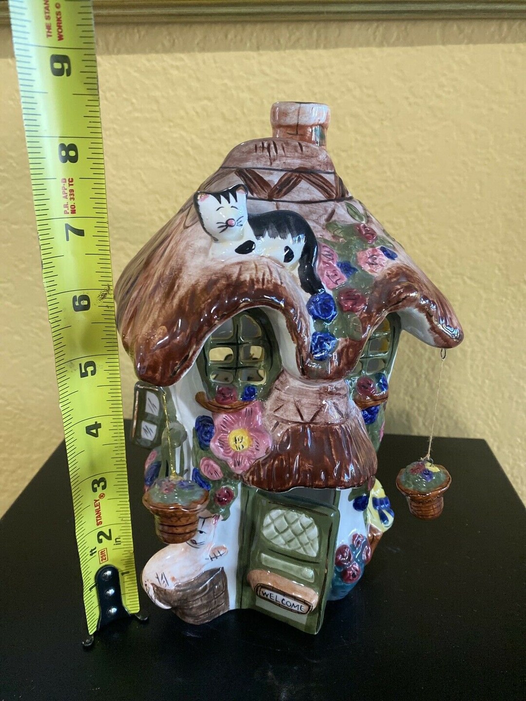 Halloween Ceramic House Ornaments on Clearance Halloween Etsy