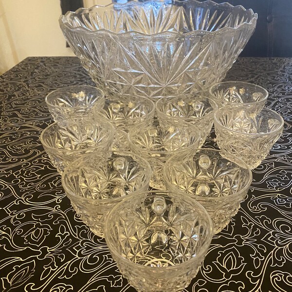 Vintage Punch Bowl Etsy