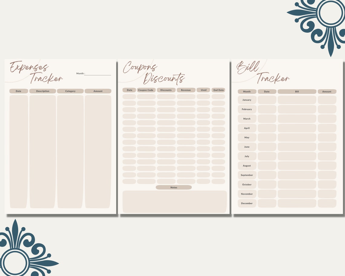 Printable Business Planner Business Tracker Happy Printable - Etsy