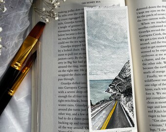 Original Artwork Landscape Painting Hand Painted Bookmark Small Watercolor ACEO Canadian Art Cabot Trail Winter Limited Edition Prints