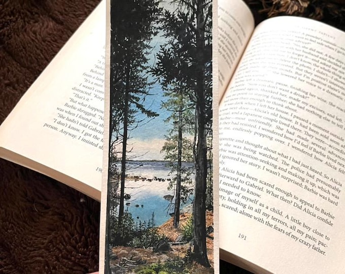 East Port Medway - Original Watercolor Bookmark