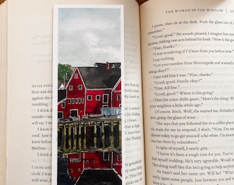 Original Artwork Landscape Painting Hand Painted Small Watercolor ACEO Canadian Art Lunenburg Reflect Limited Edition Prints