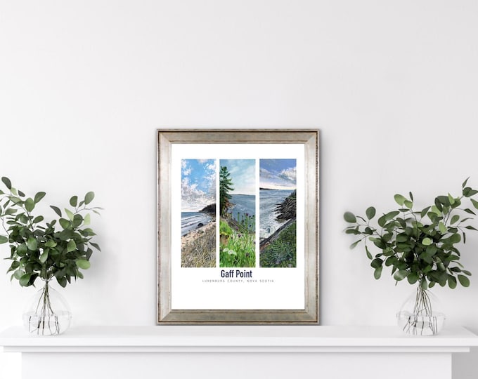 Nova Scotia Nature Poster - Gaff Point