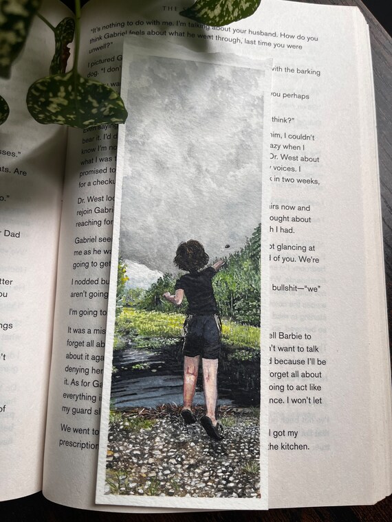 Original Artwork Landscape Painting Hand Painted Bookmark Small Watercolor ACEO Canadian Art Skipping Limited Edition Prints