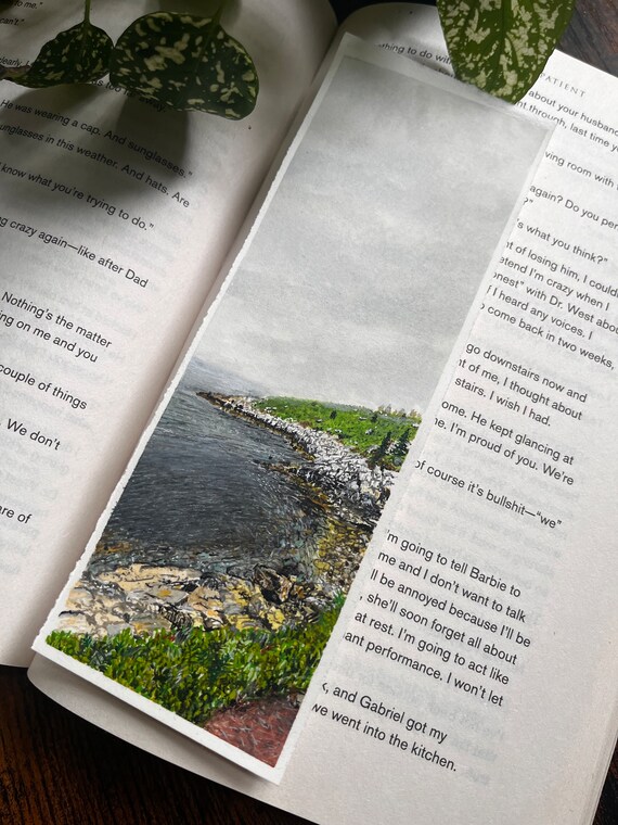 Original Artwork Landscape Painting Hand Painted Bookmark Small Watercolor ACEO Canadian Art Duncan’s Cove Hike Limited Edition Prints