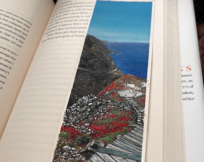Skyline Trail in Fall — Original Watercolor Bookmark