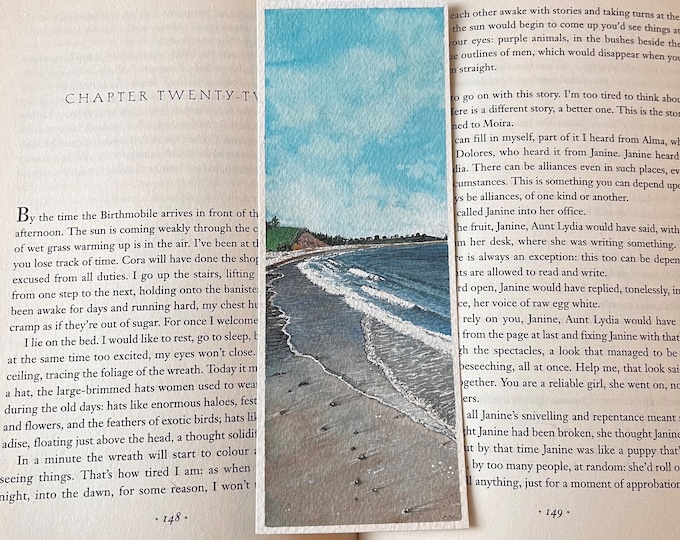 Hirtle's Beach - Original Watercolor Bookmark
