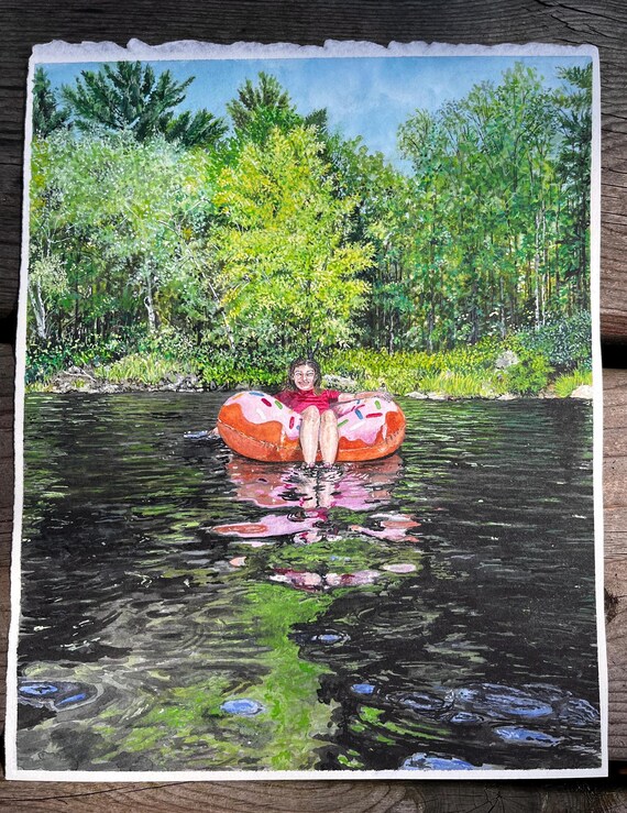 Custom Painting, Unique Watercolor Painting, Handpainted to Order - Landscape, Portrait, Precious Memories PaintingCommissioned Art