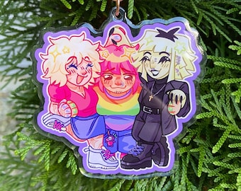 FPS Original Character Epoxy Acrylic Keychains