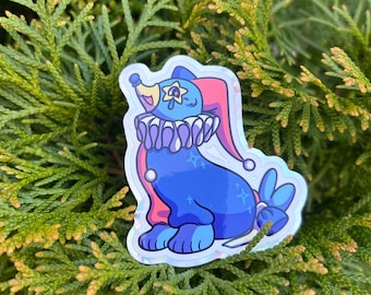 Sealequin - Clown Seal Holographic Sticker
