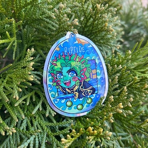 Gillion Tidestrider Tamagotchi Just Roll With It (JRWI) Holographic Glossy Sticker (Unofficial Merch)