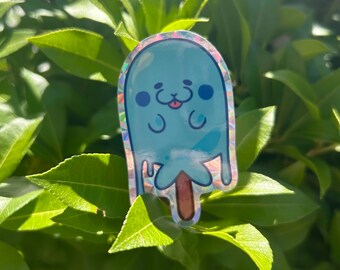 Seal Popsicle Prismatic Holographic Sticker