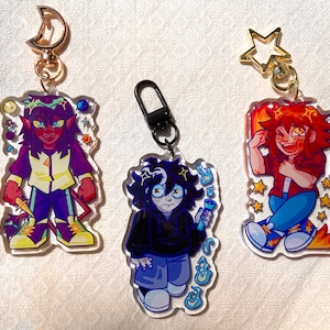 Just Roll With It (JRWI) - Prime Defenders Acrylic Keychains (Unofficial Merch)