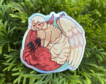 Chimera Falin Touden Dungeon Meshi Holographic Stickers
