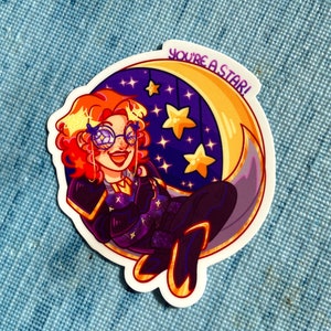 Just Roll With It (JRWI) - Ms Gilbert Sticker (Unofficial Merch)
