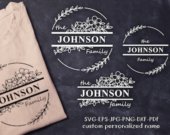 frames set SVG, custom monogram, Cricut, Silhouette cameo, DXF PNG Pdf Jpg, Template to cut & print