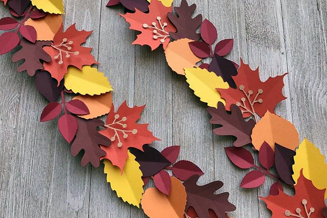 Fall Leaves Set SVG Autumn Decor Maple Leaf Oak Botanical - Etsy