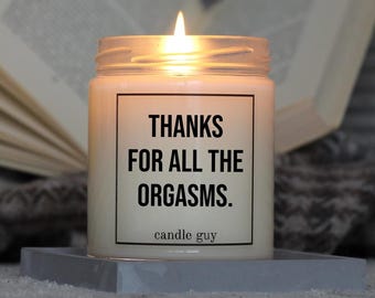 Lustige Duftkerze mit Spruch | Freches Humor Geschenk für Partner | Sojawachs Duftkerze im Glas