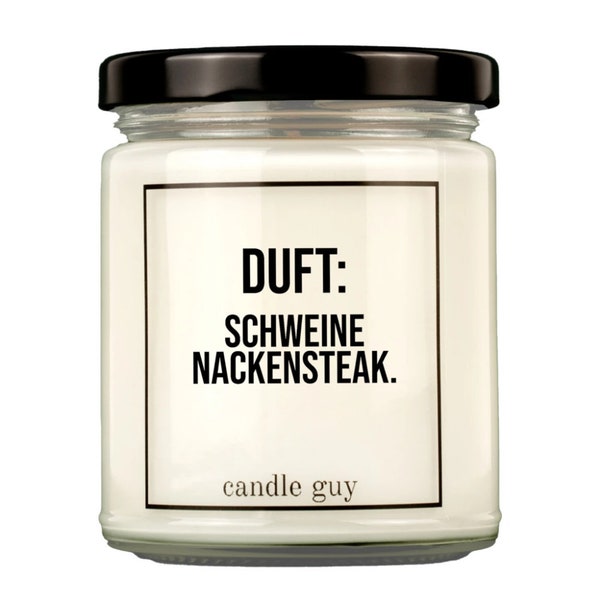 candle guy Duftkerze | Duft: Schweinenackensteak.
