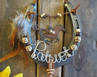 Personalized Horse Gifts, Leopard Print Horse Gift, Horse Lover Gifts, Unique Gift for Horse Girl, Barrel Racer Gift Equestrian Gifts