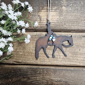 Horse Charms, Horse Lover Gifts for Equestrians, Western Pleasure Horse & Rider Charm