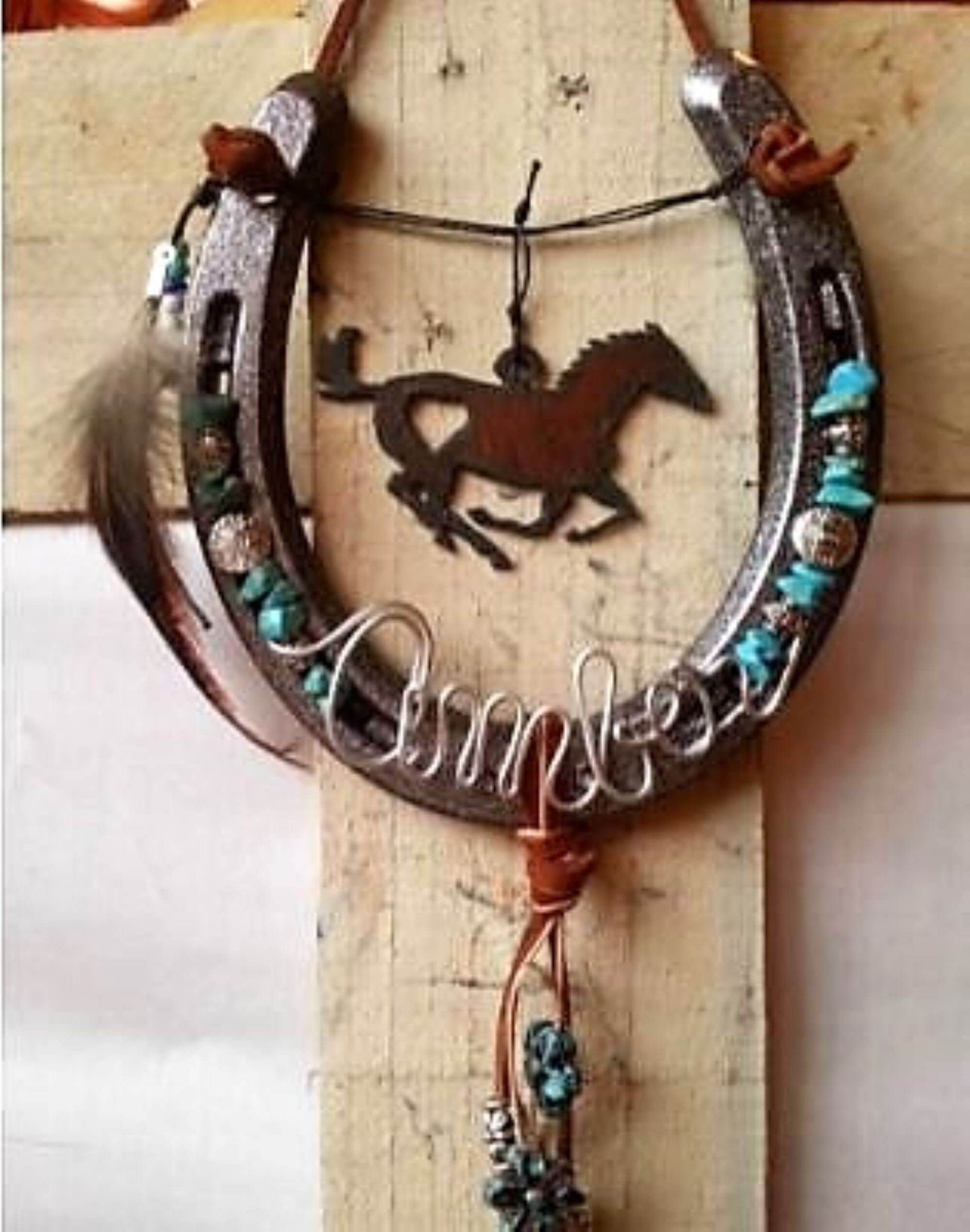  Faith Horseshoe Decor - Unique Gifts for Horse Lovers  Personalized Horse Lover Gifts : Handmade Products