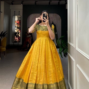 Pattu long frocks online top