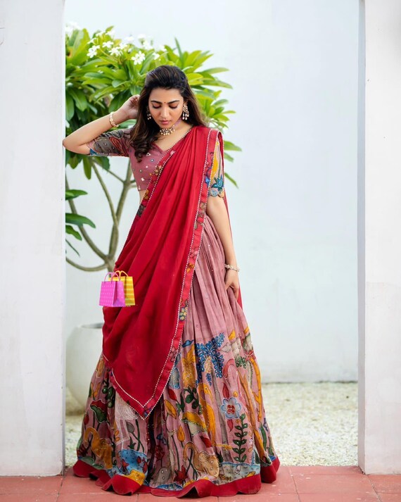 Half pattu dress materials cheap