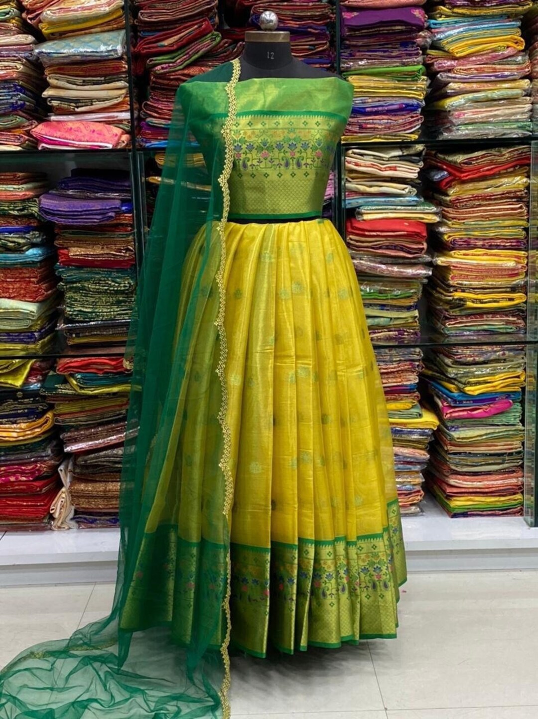 Traditional Half Saree Online Shopping Half Saree Buy Half Etsy