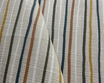 Scandinavian Cotton fabric Striped fabric Home décor fabric Decorative fabric wide 59 inches/150cm Fabric scraps