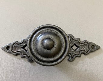 Knobs Antique Grey Kitchen cabinet drawer knobs dresser Furniture Pulls Handle Box Back Plate Knobs