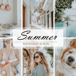 Summer Vibe Photoshop Action, Instagram Filter, Nature Action, Photoshop Filter