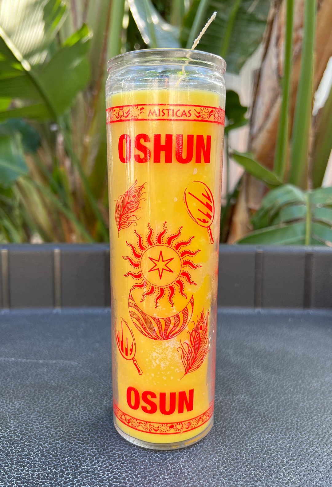 Oshun Orisha Yellow Candle Gift Candle Love Fertility Etsy