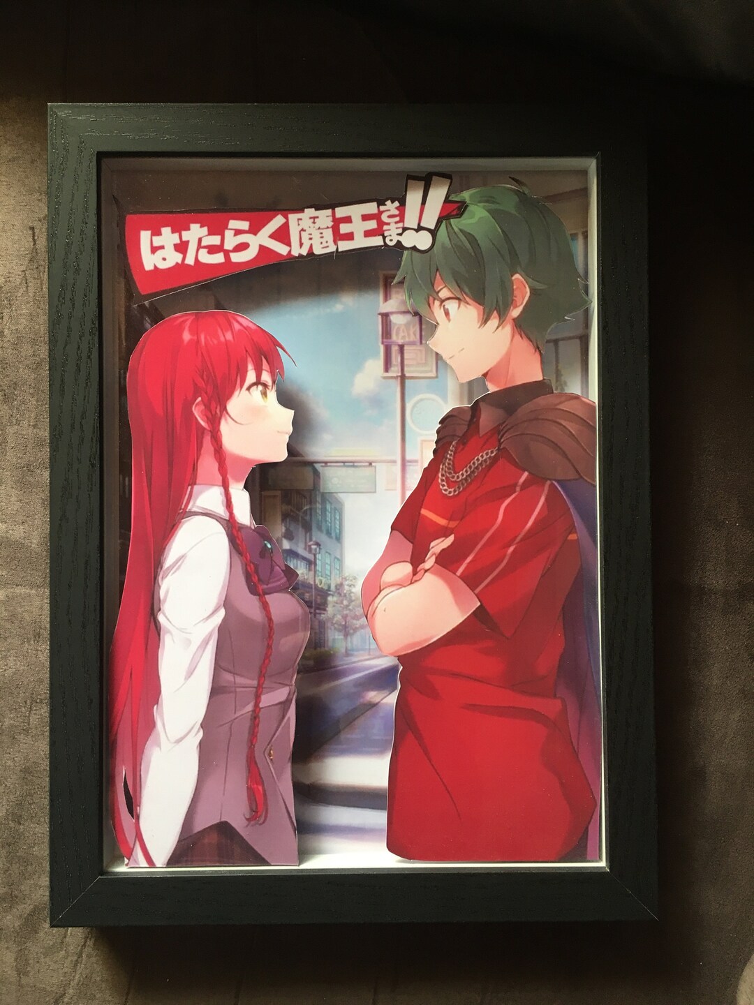 Devil Frame The Devil is a Part-timer 3D Frame/frame - Etsy UK
