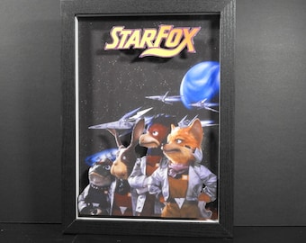 Starfox, Starwing 3D shadow image