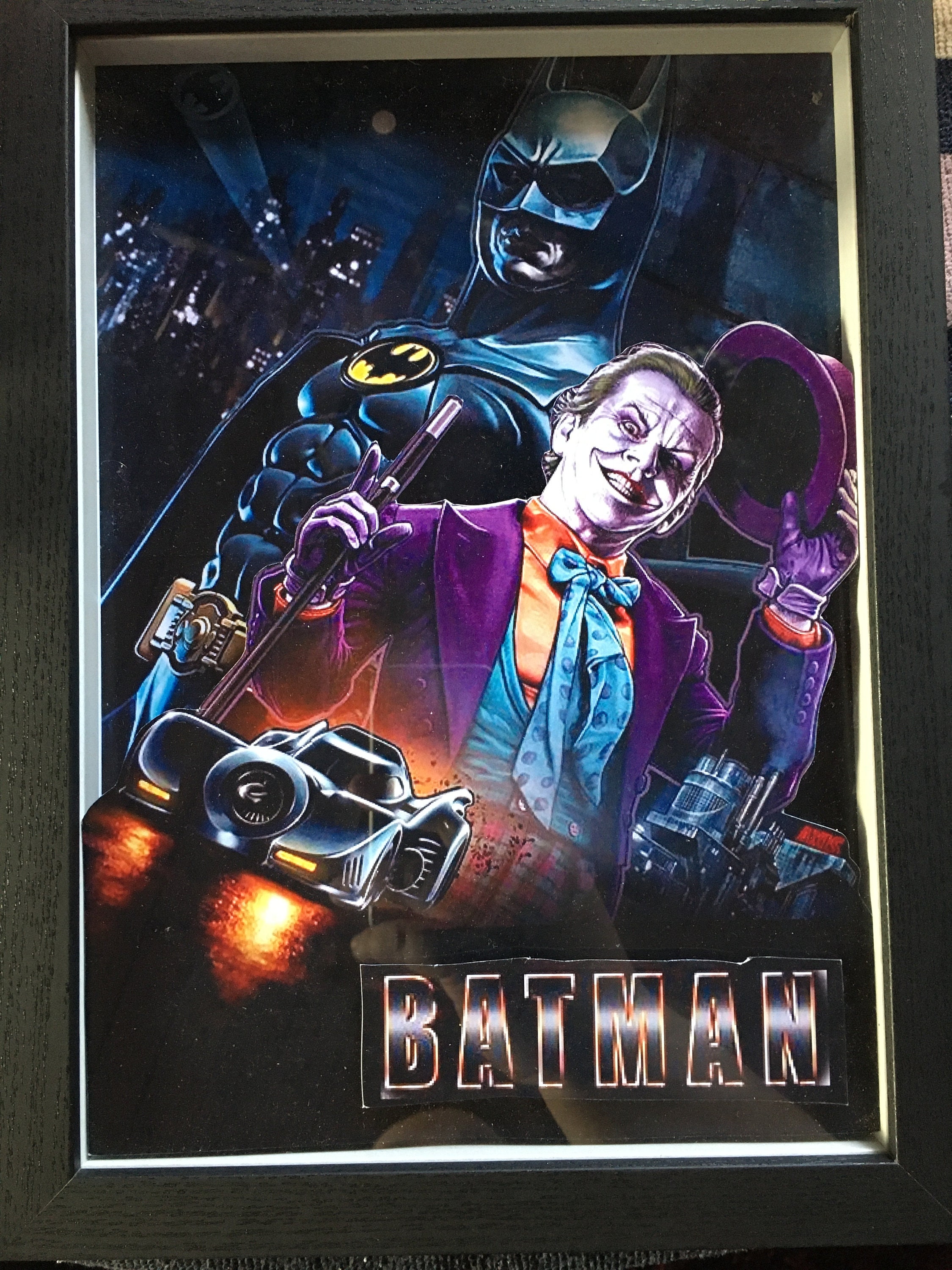 Batman - 3D Frame - Etsy